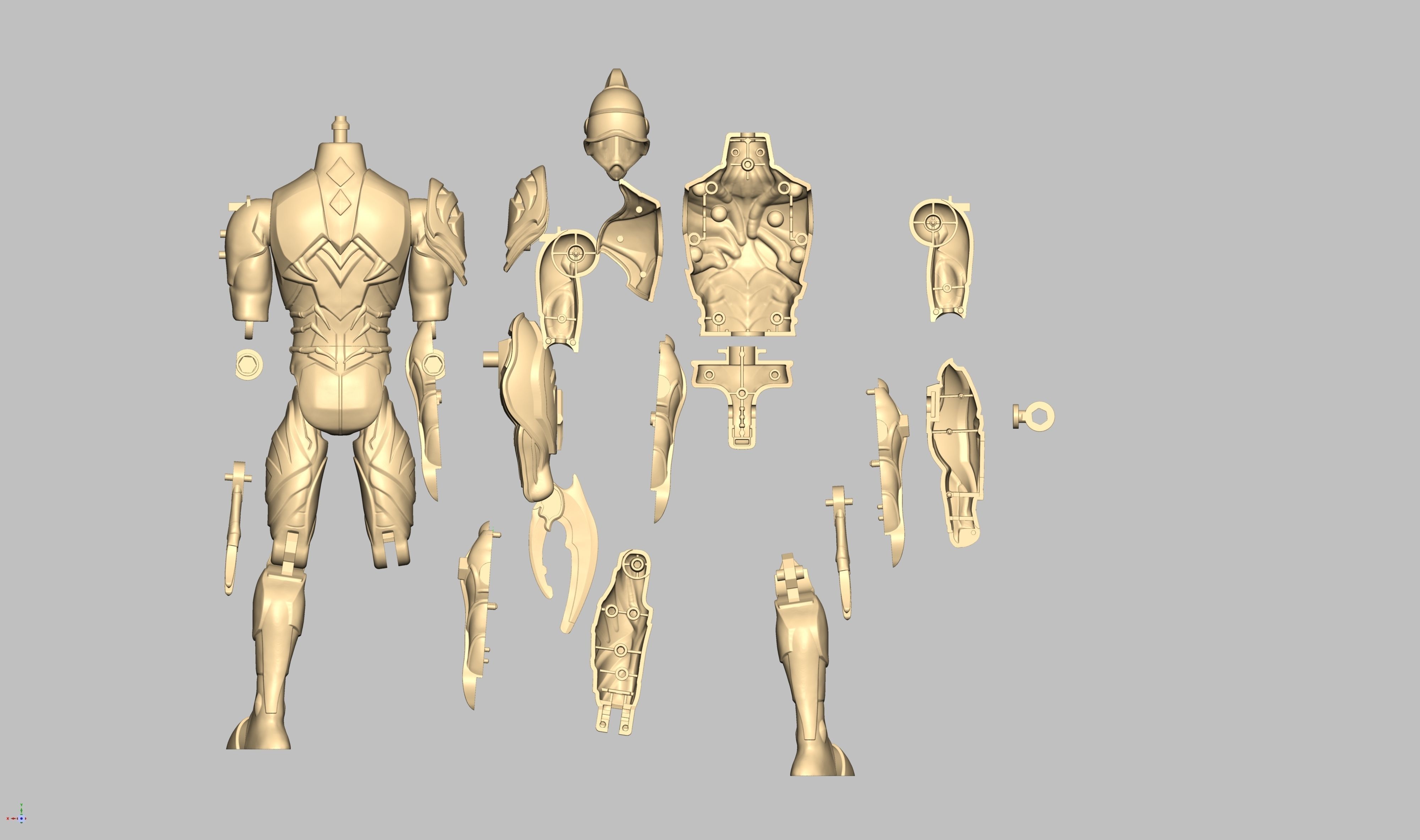 00061 Designed for 3D printing 3D print model_7