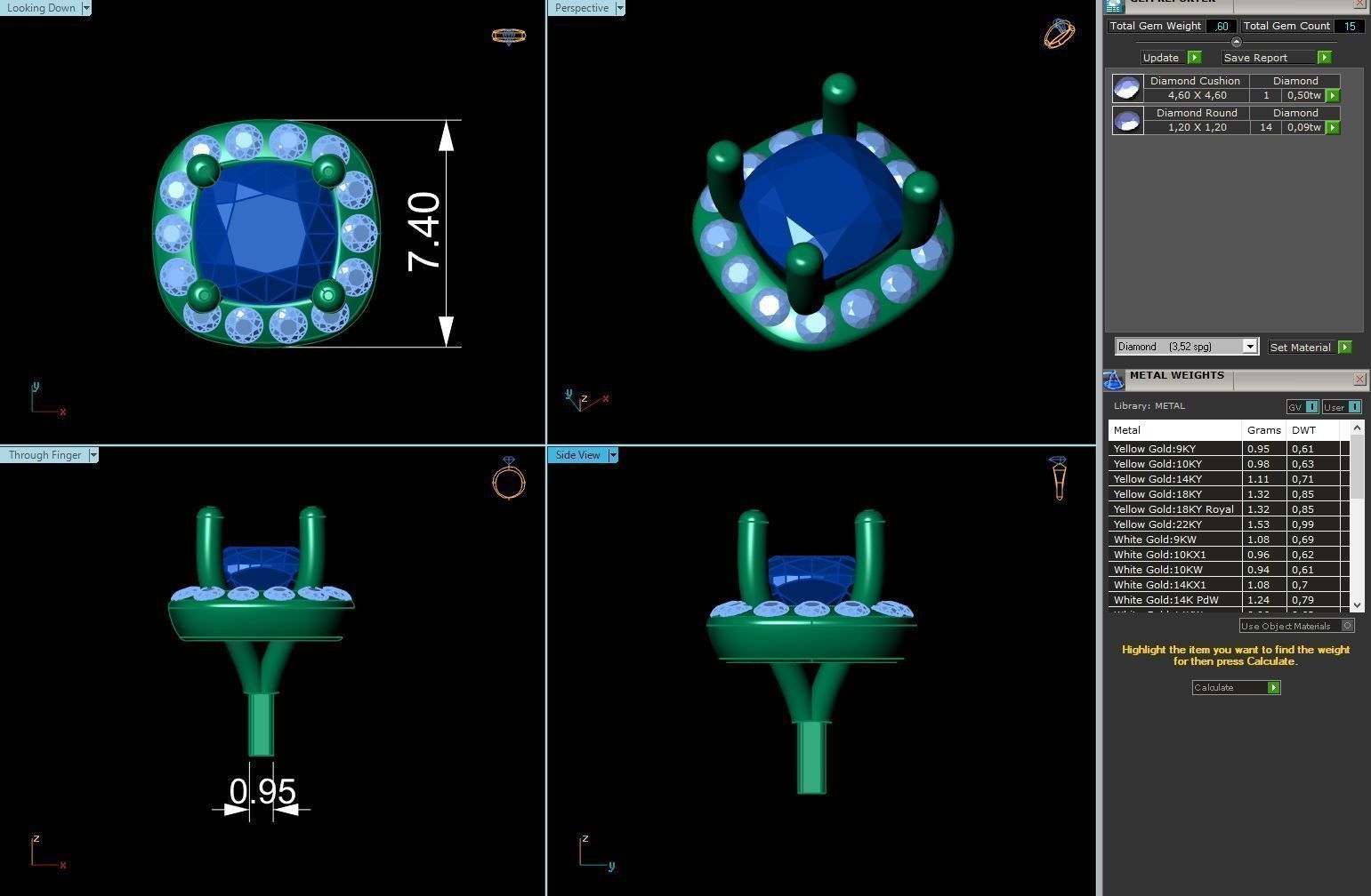 Engagement Ring Constructor 001 3D print model_15