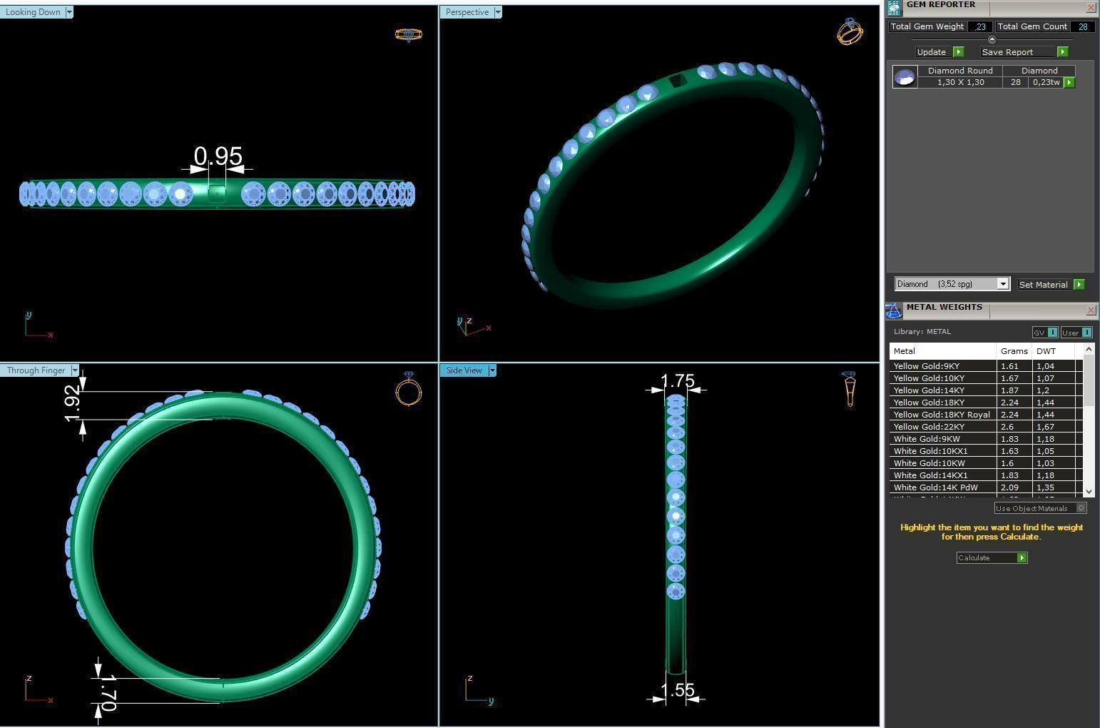 Engagement Ring Constructor 001 3D print model_11