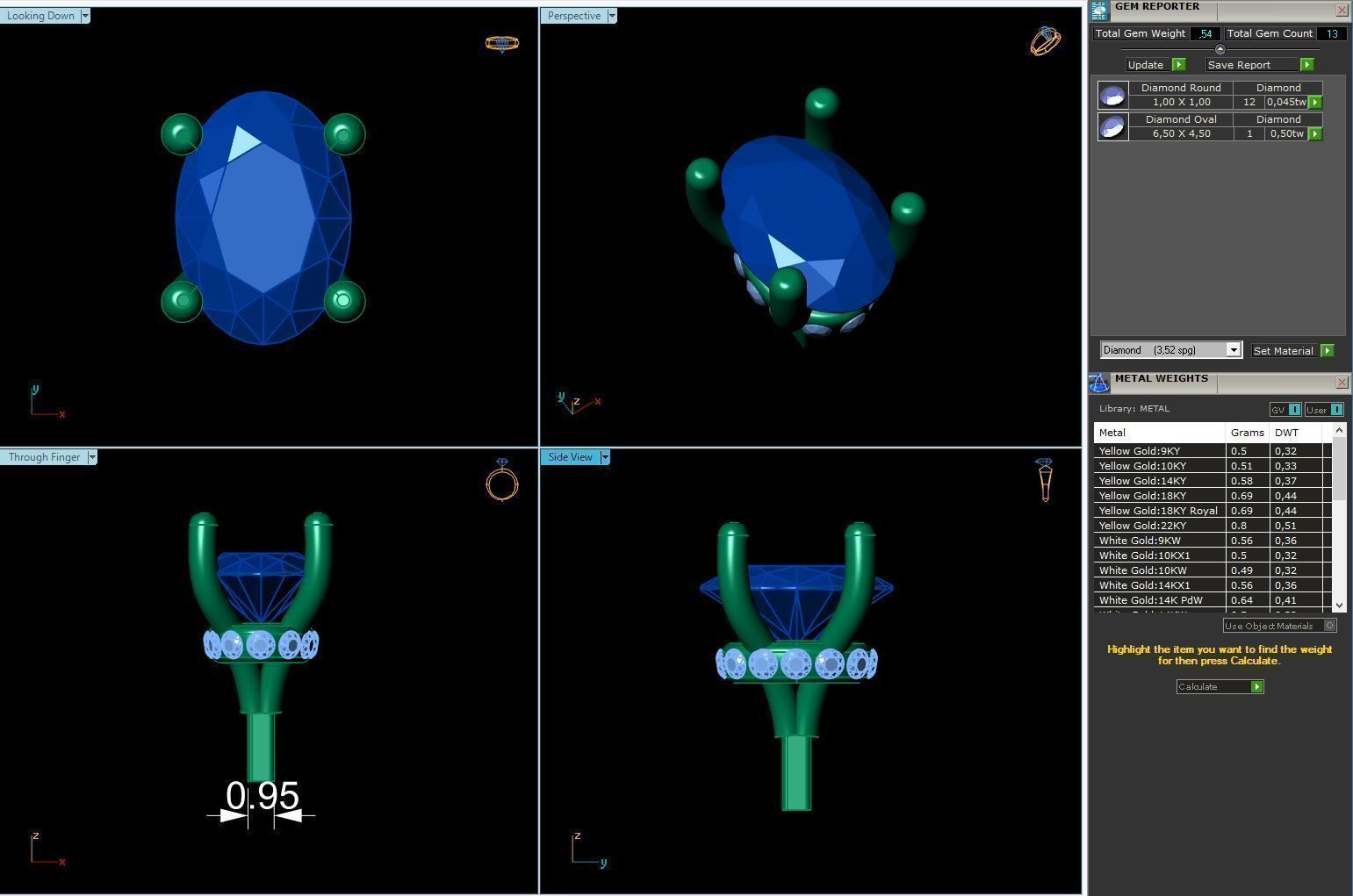 Engagement Ring Constructor 001 3D print model_30