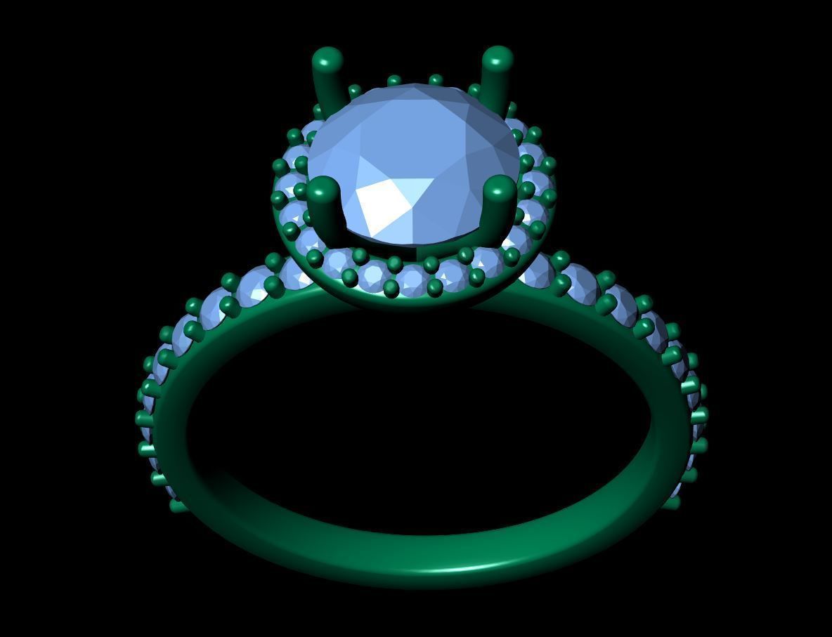 Engagement Ring Constructor 001 3D print model_5