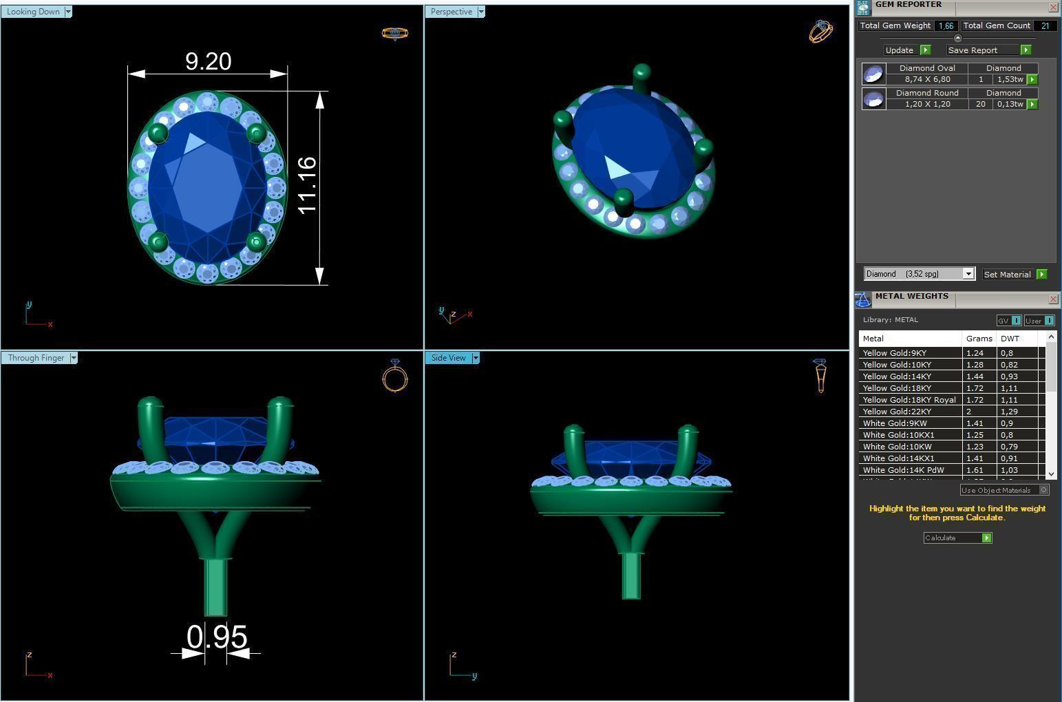 Engagement Ring Constructor 001 3D print model_20