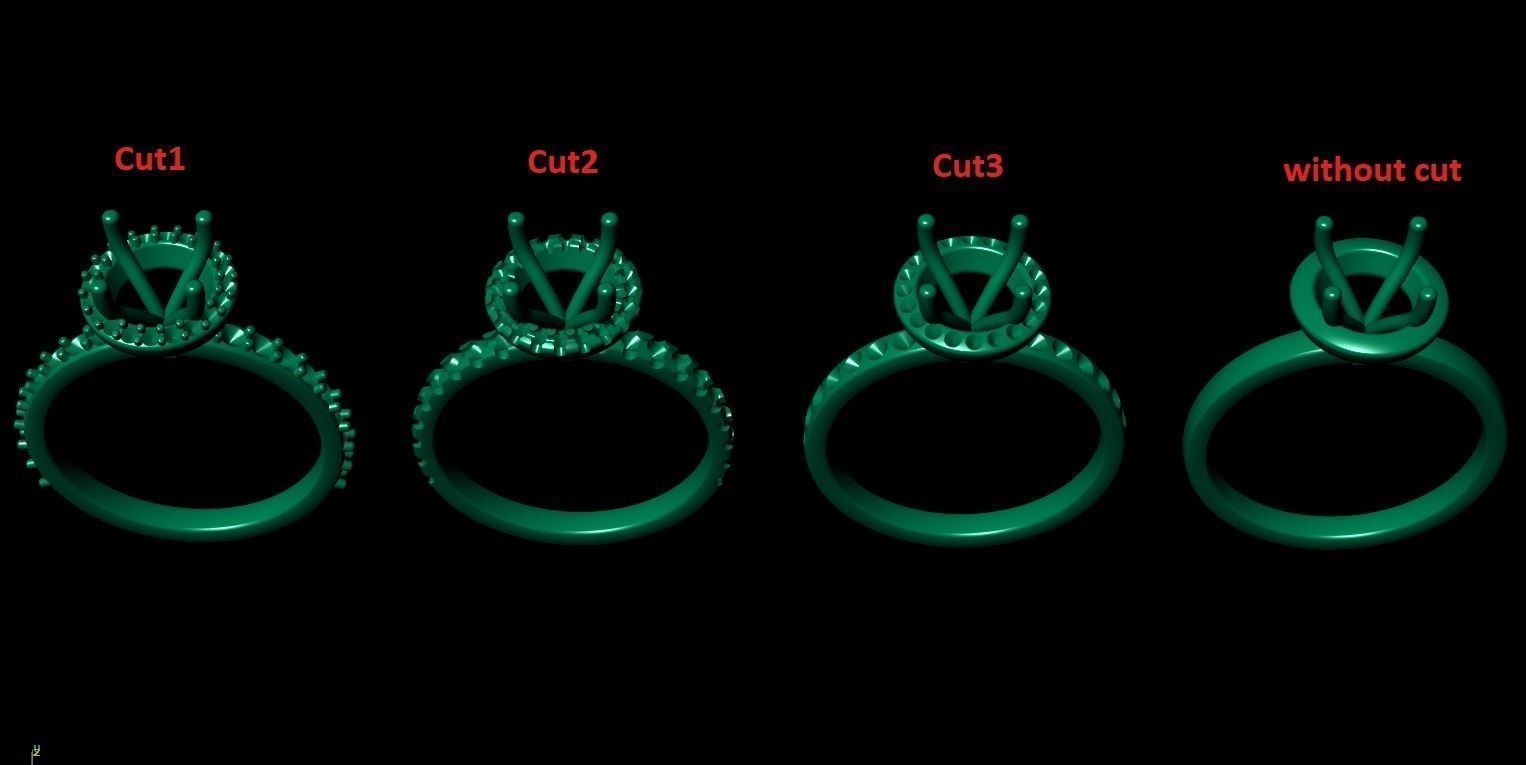 Engagement Ring Constructor 001 3D print model_4