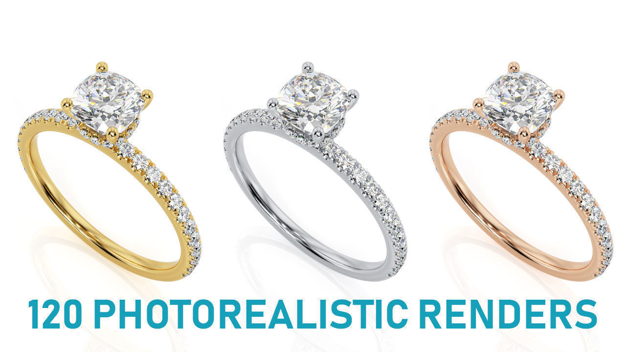 Engagement Ring Constructor 001 3D print model_1