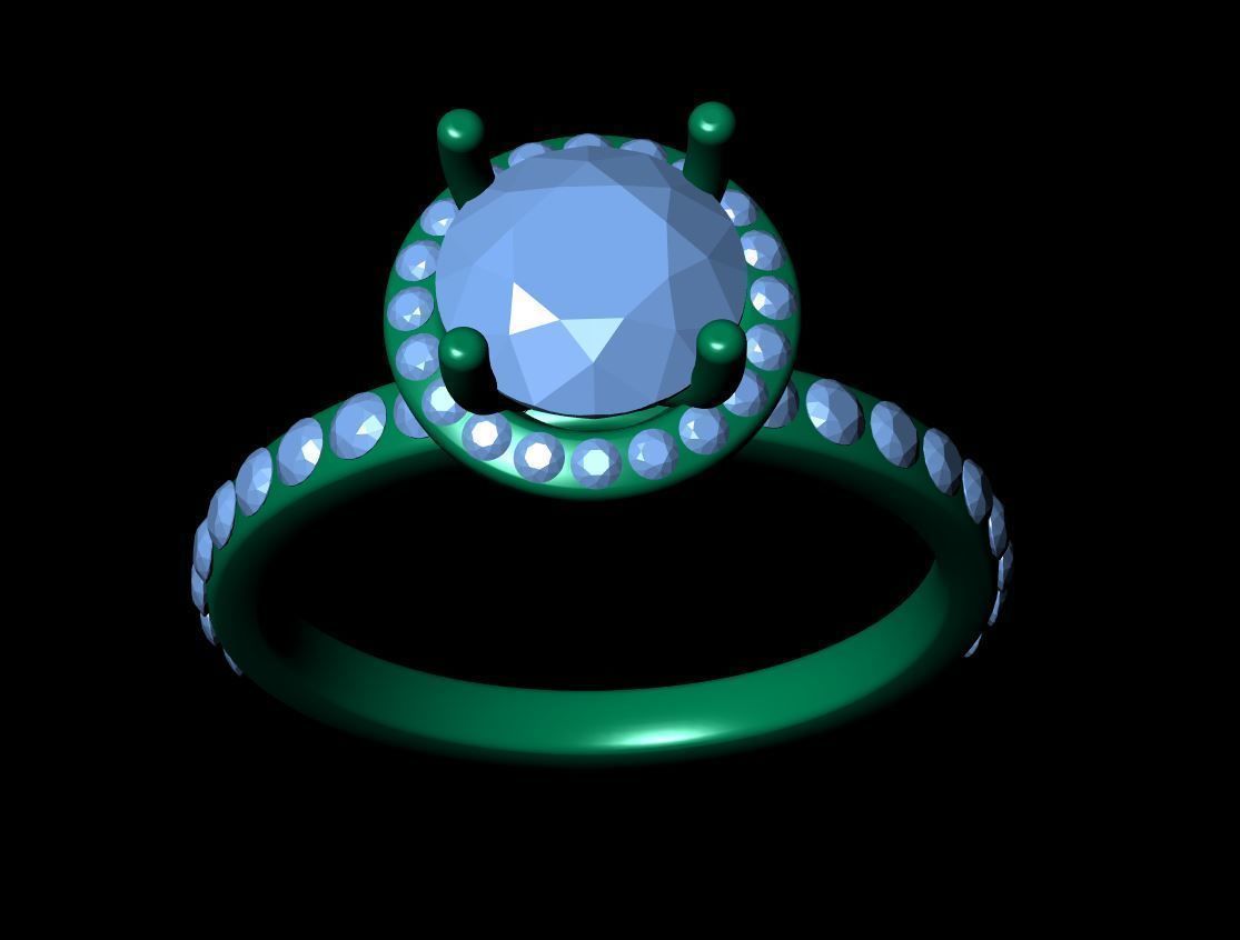 Engagement Ring Constructor 001 3D print model_7