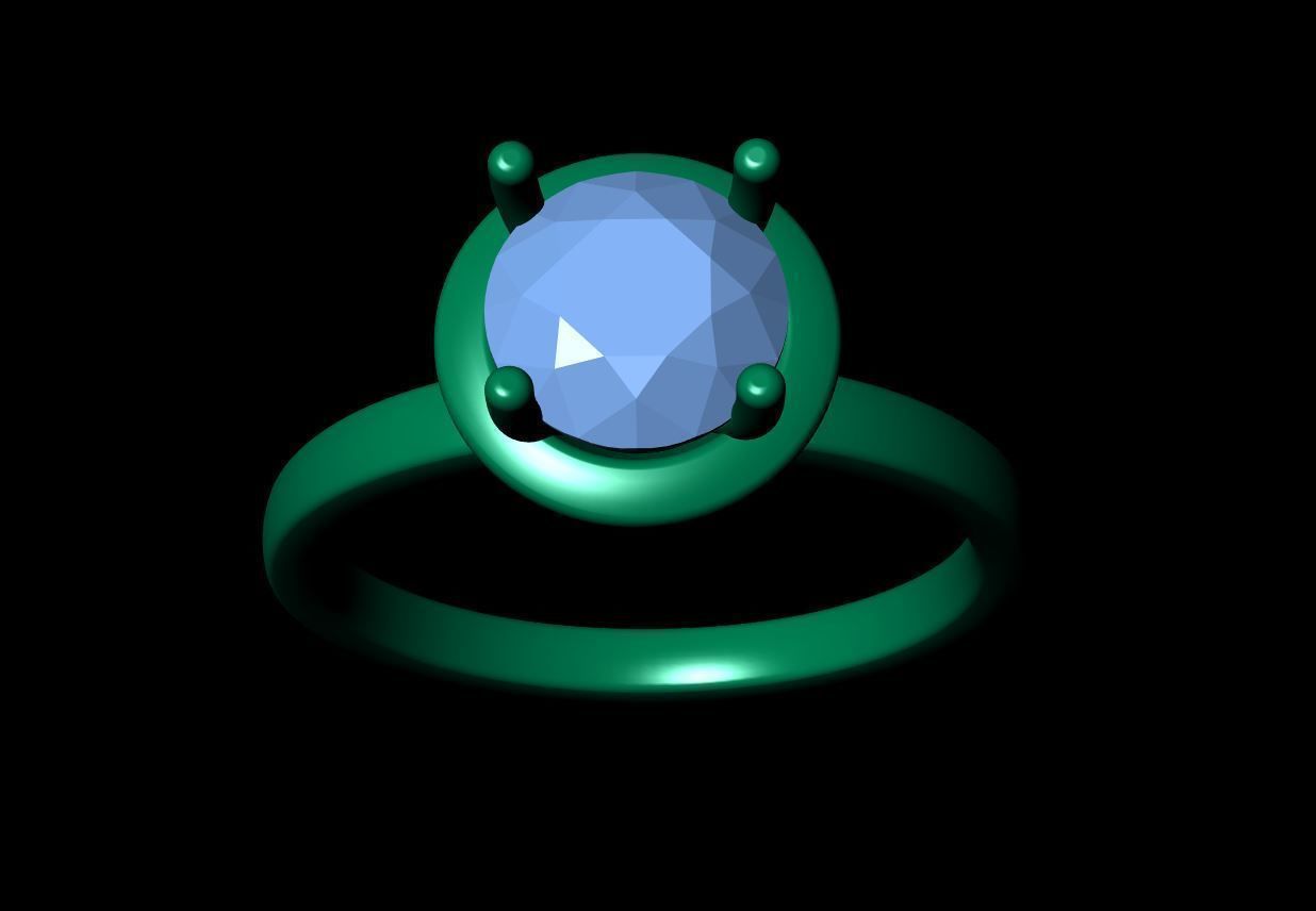 Engagement Ring Constructor 001 3D print model_8