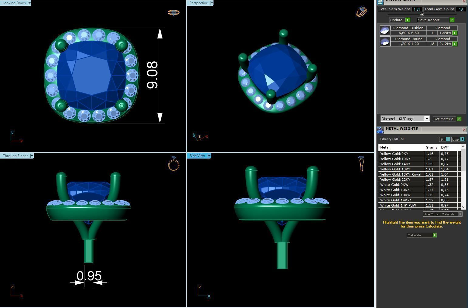 Engagement Ring Constructor 001 3D print model_17