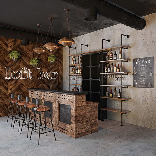 Loft Bar Collection 3 3D model