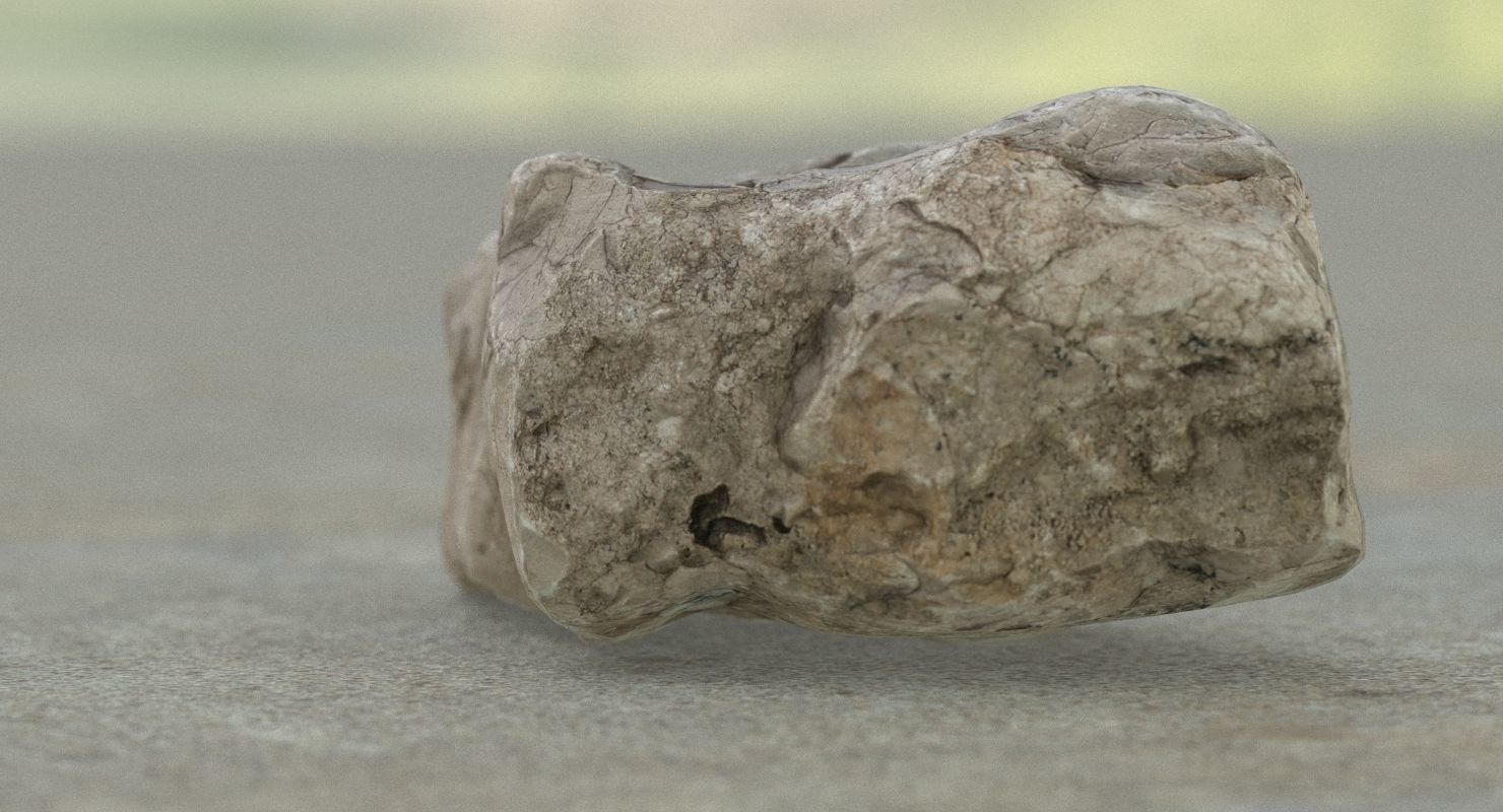 Generic Rock 3D model_4
