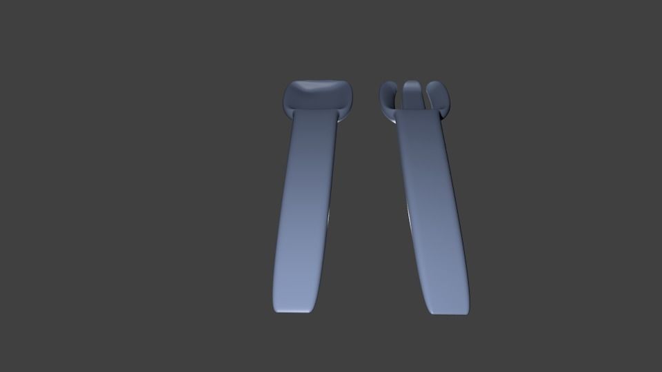 Spoon Fork 3D print model_1