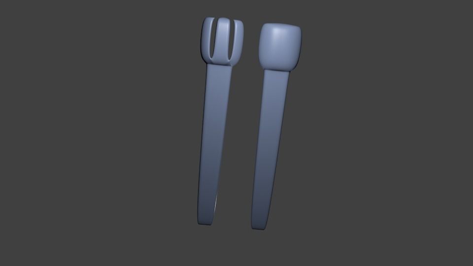 Spoon Fork 3D print model_5