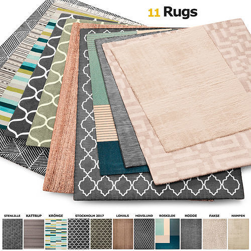 Rugs ikea 3D model