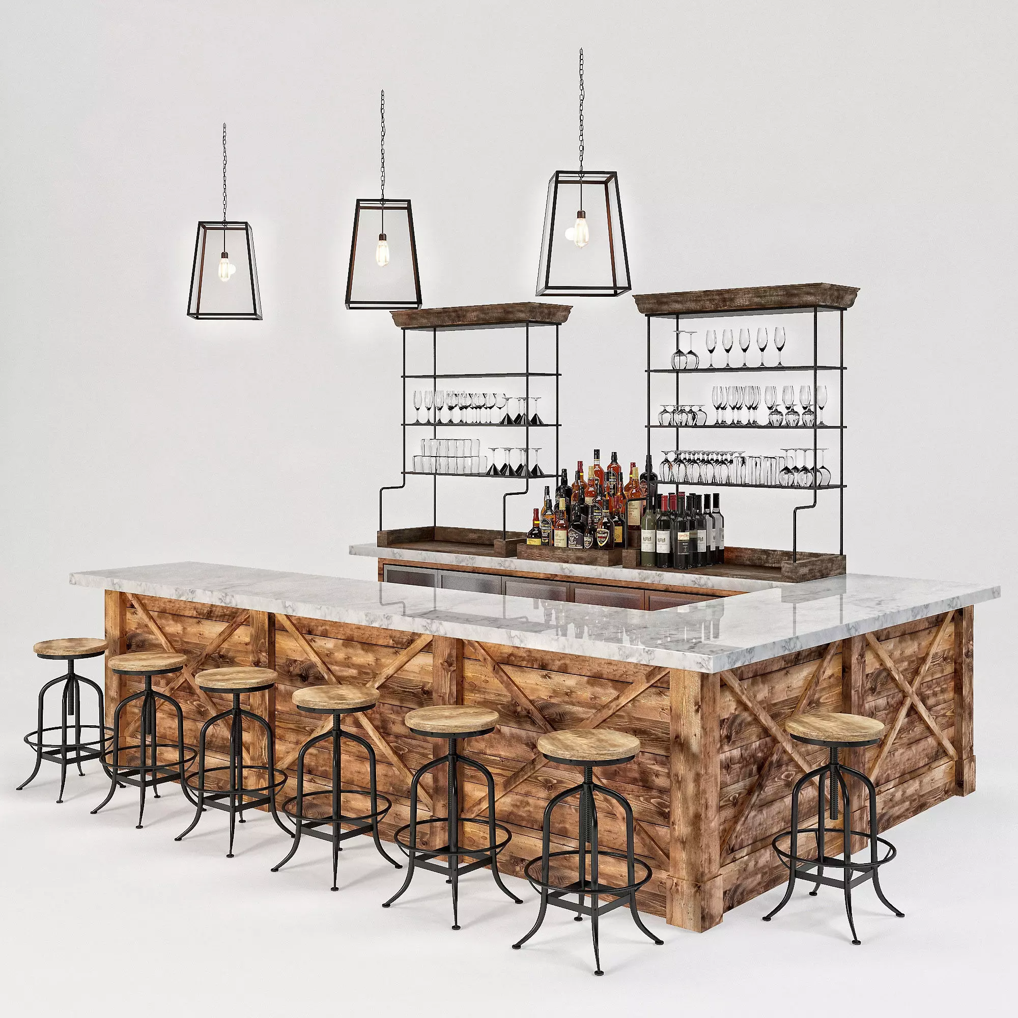 Loft Bar Collection 5 3D model_0