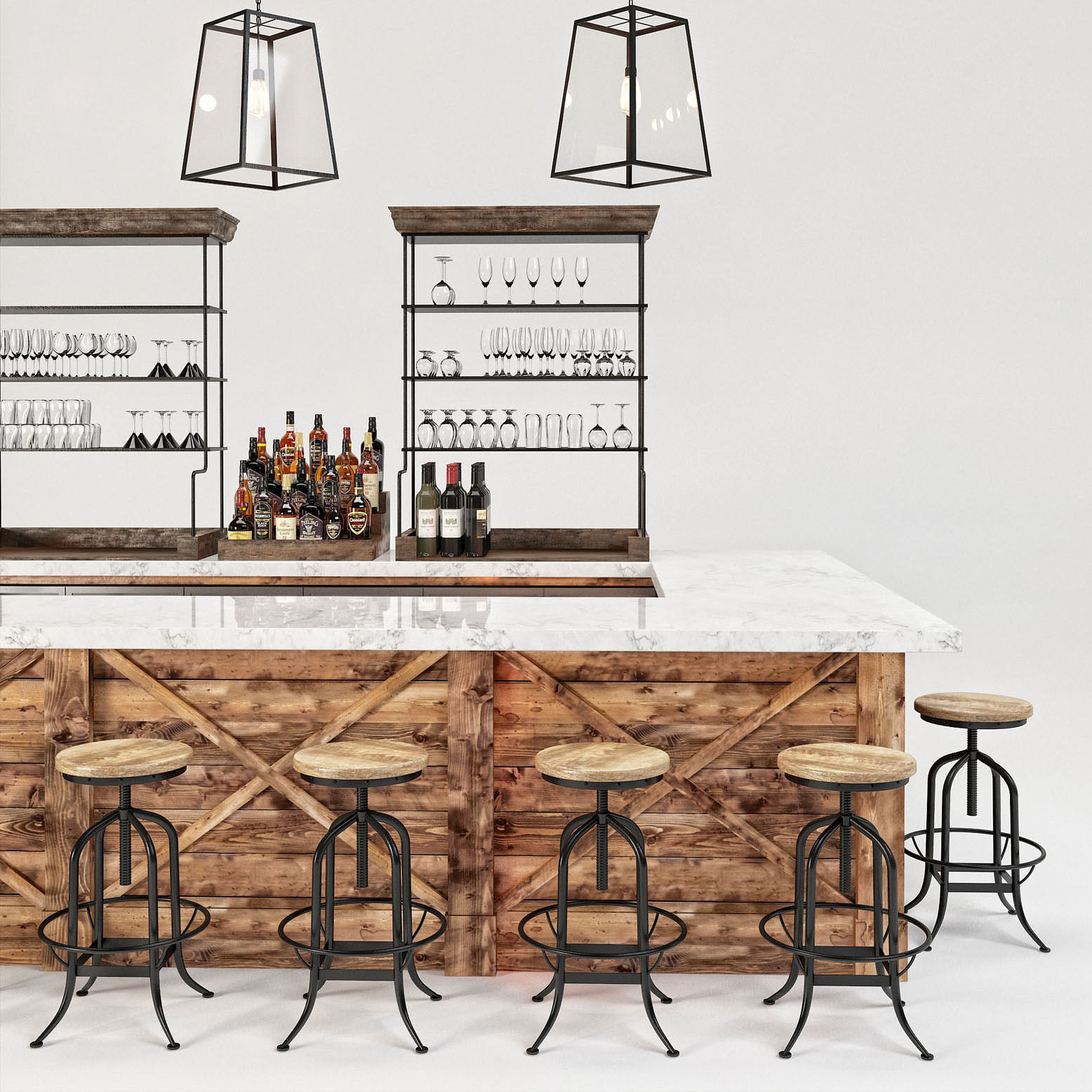 Loft Bar Collection 5 3D model_1