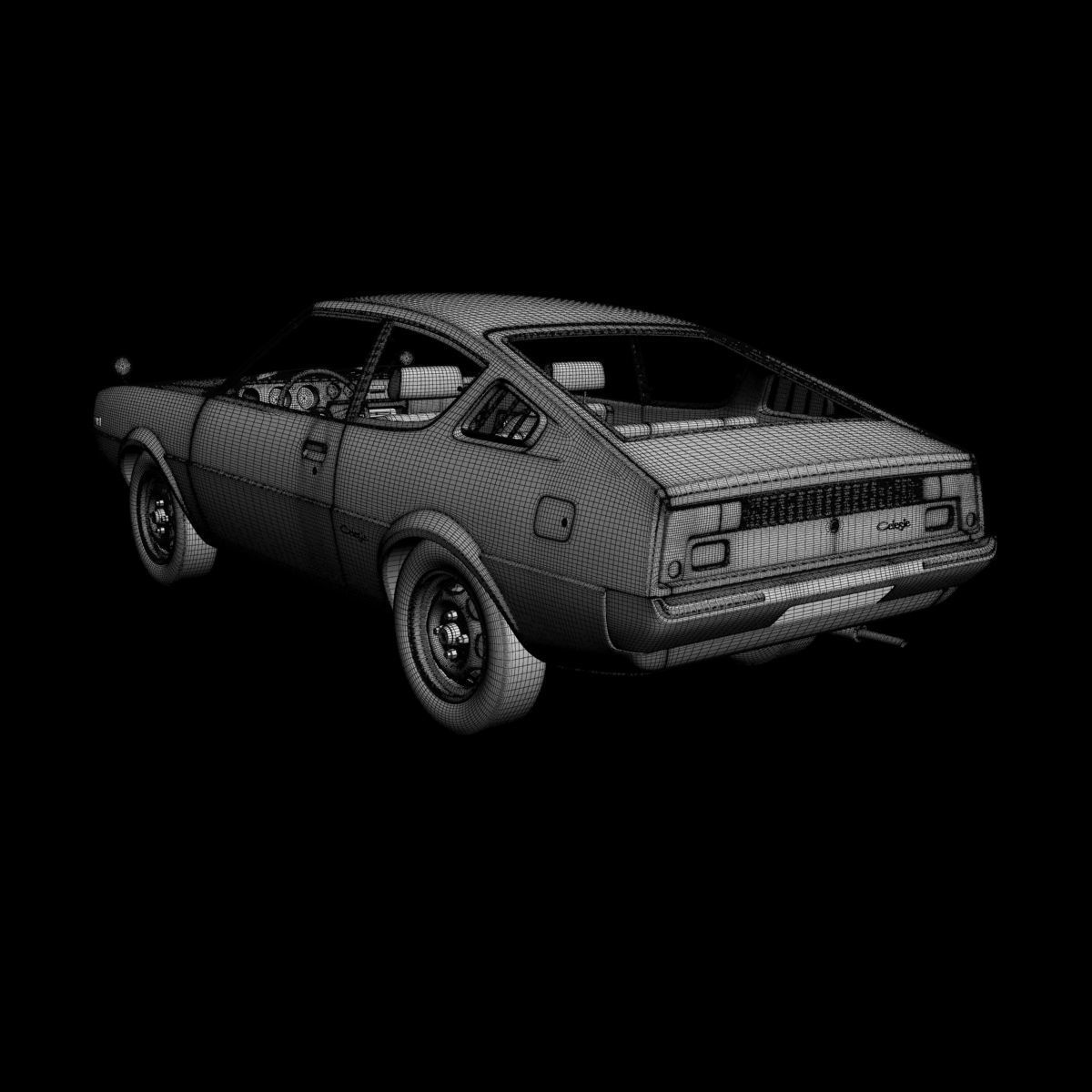 Mitsubishi Lancer Celeste 3D model_16