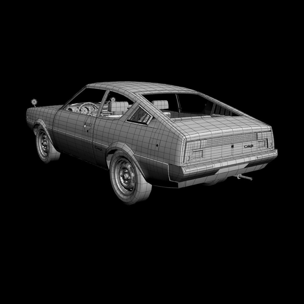 Mitsubishi Lancer Celeste 3D model_15