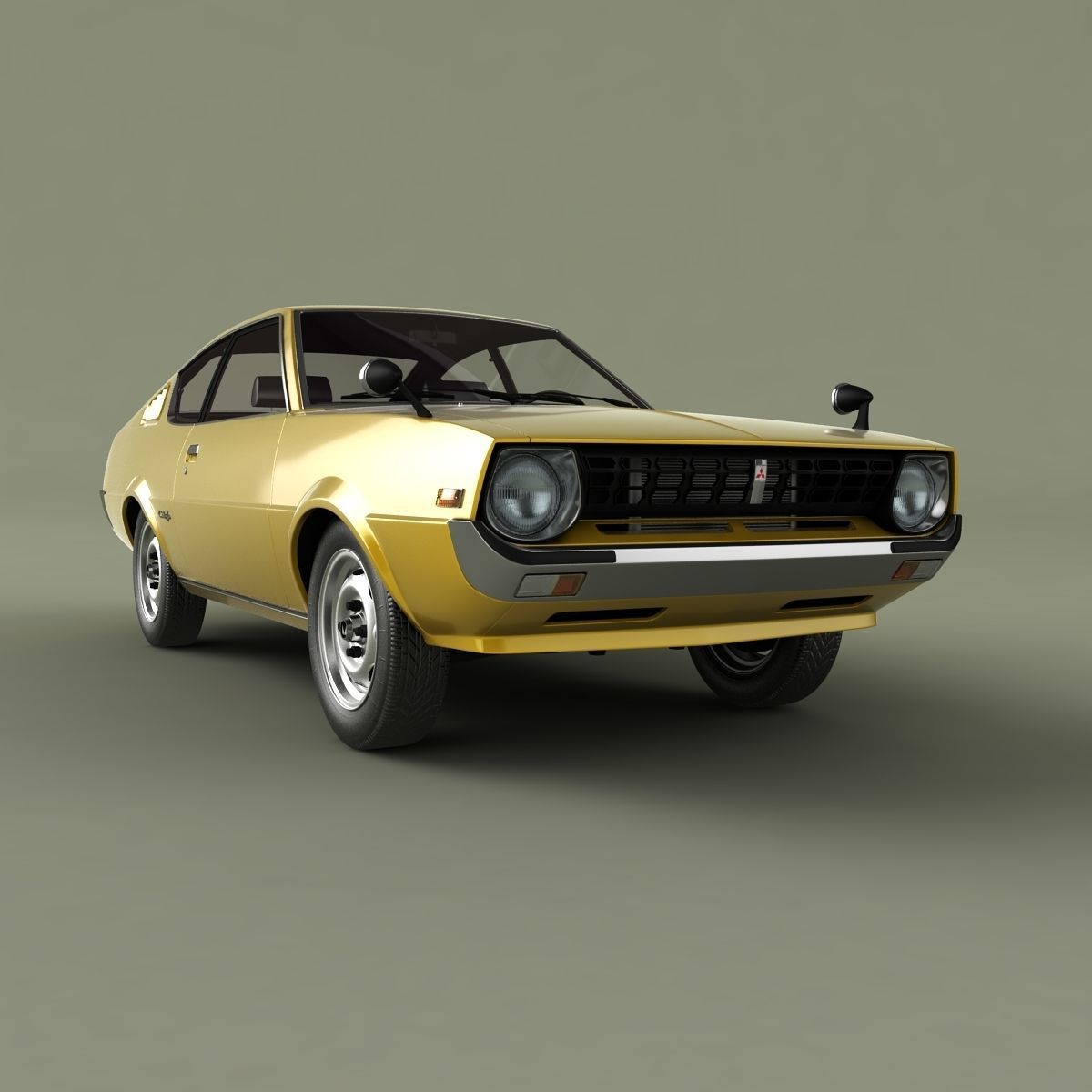 Mitsubishi Lancer Celeste 3D model_9