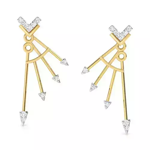 Electric Arrow Earring Jacket