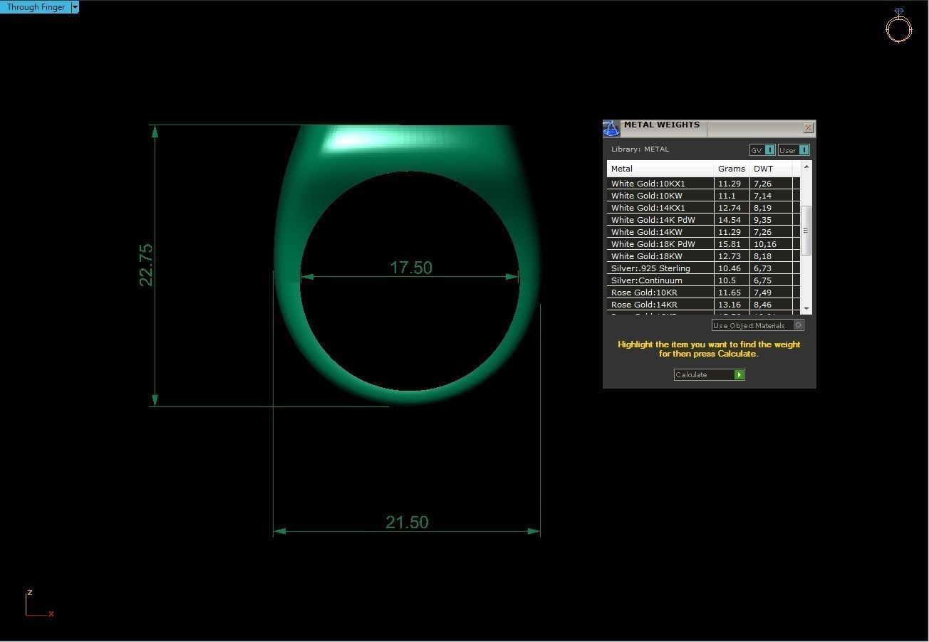 pave wedding ring 3D print model_8