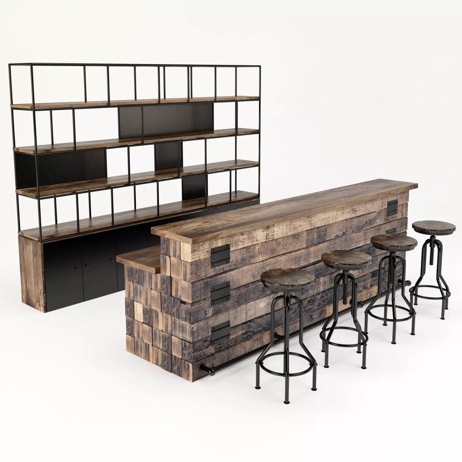 Loft Bar Collection 7 3D model_0
