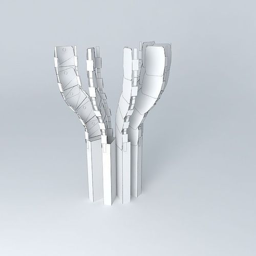 Flex C Column Facade Curve free 3D Model .max .obj .3ds .fbx .stl .dae