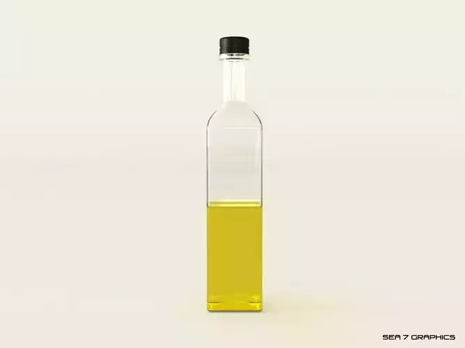 Olive Oil Square Bottle