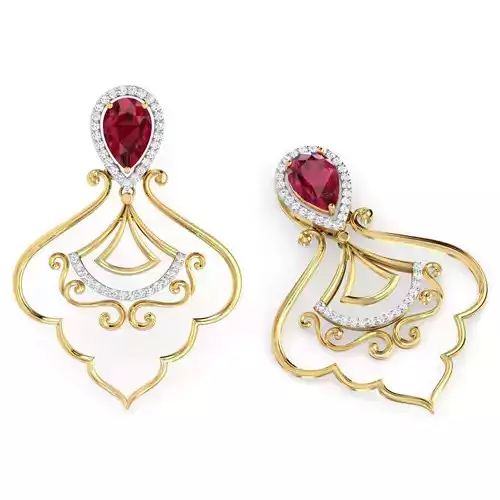 Charu Contour Earring