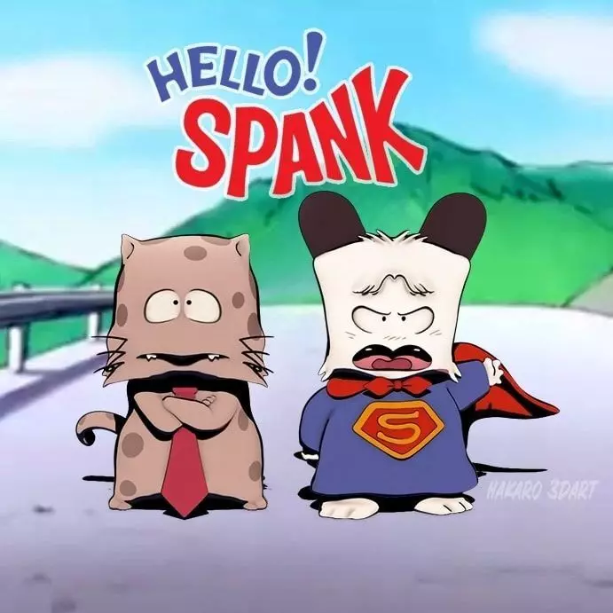 Hello Spank 3D print model