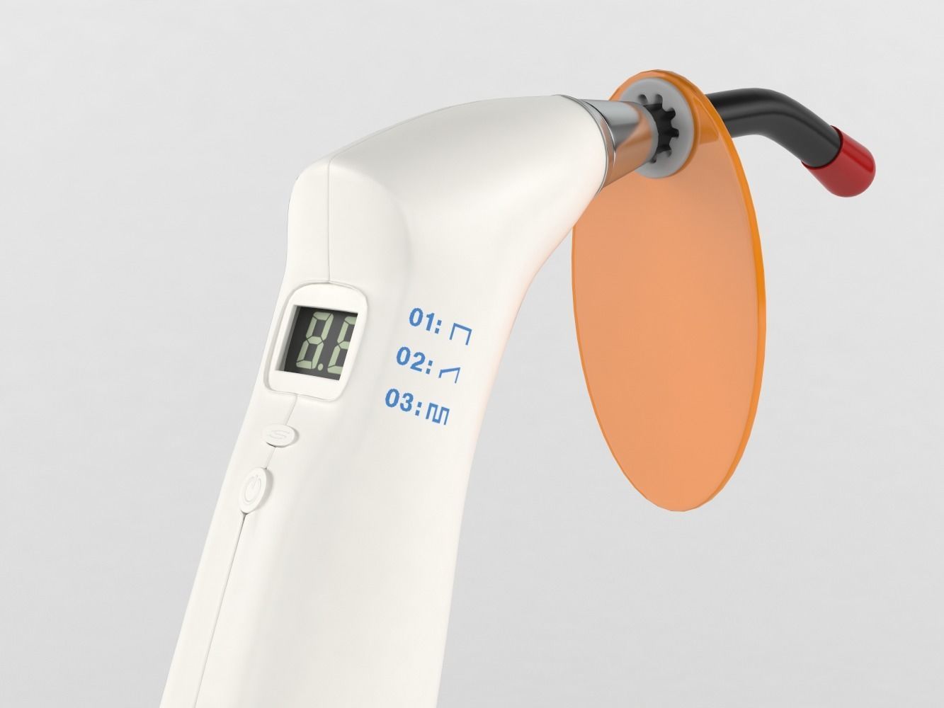 Led Curing Light Lamp 3D model_6