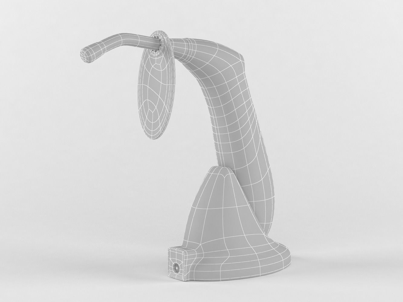 Led Curing Light Lamp 3D model_12