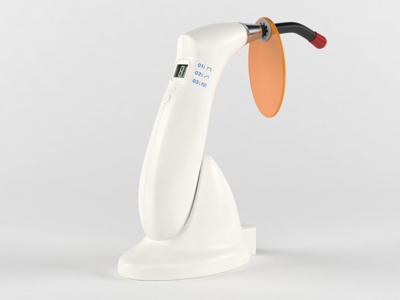 Led Curing Light Lamp 3D model_2