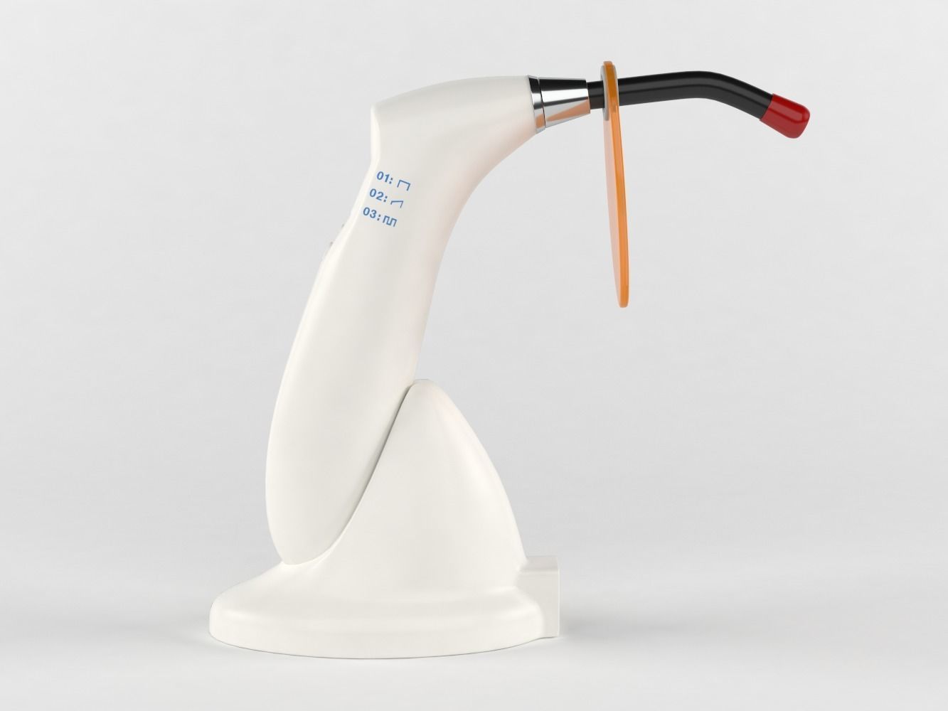 Led Curing Light Lamp 3D model_3
