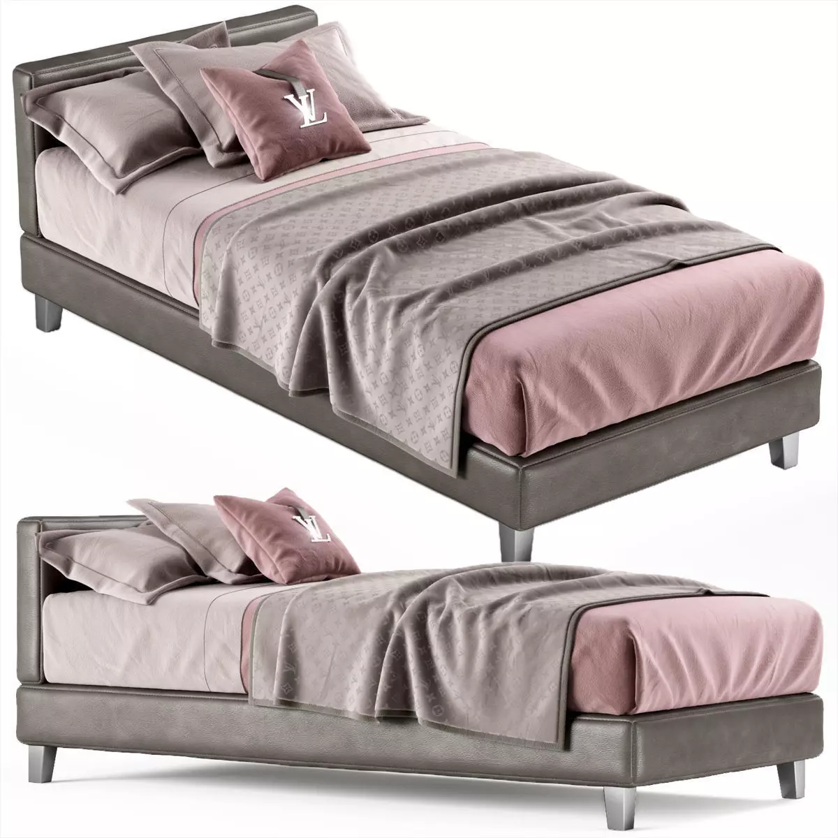 LOUIS VUITTON bed 3D model