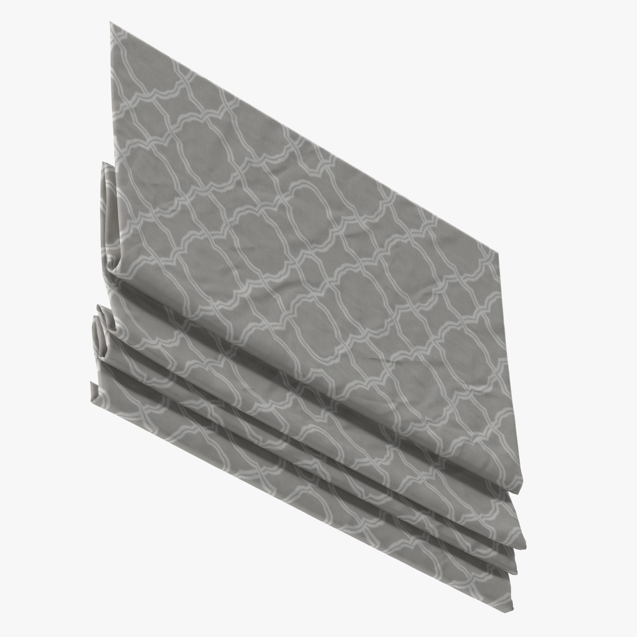 Roman Shade 3D model_9