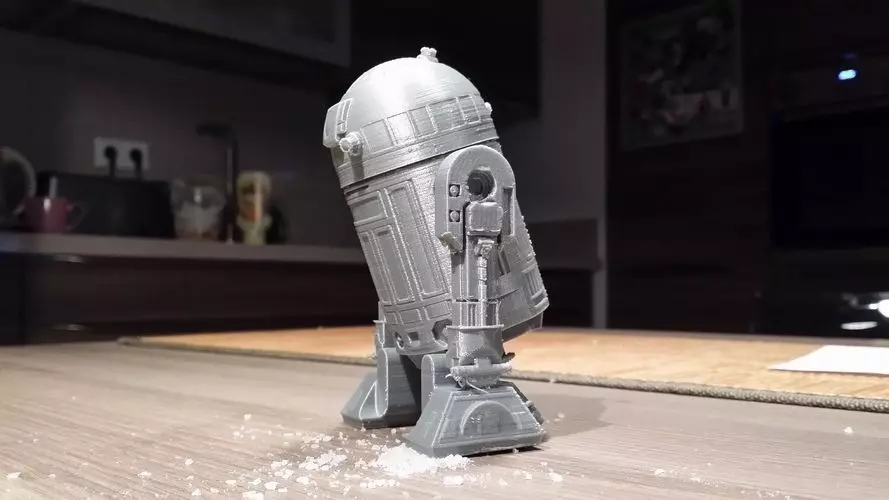 R2D2 Salt and pepper shaker 3D print model_0