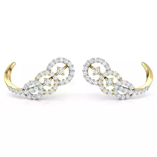 Loops Hug Earring  3D print model