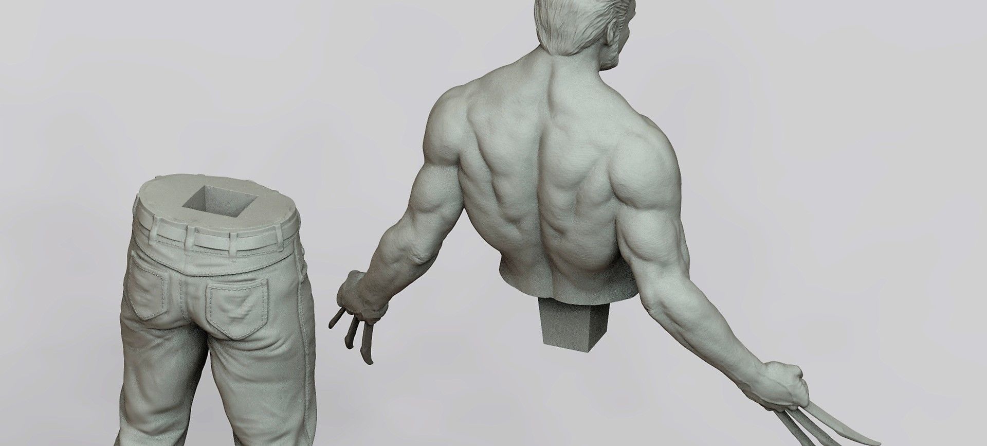 WOLVERINE INMORTAL BY HUGH JACKMAN  3D print model_14