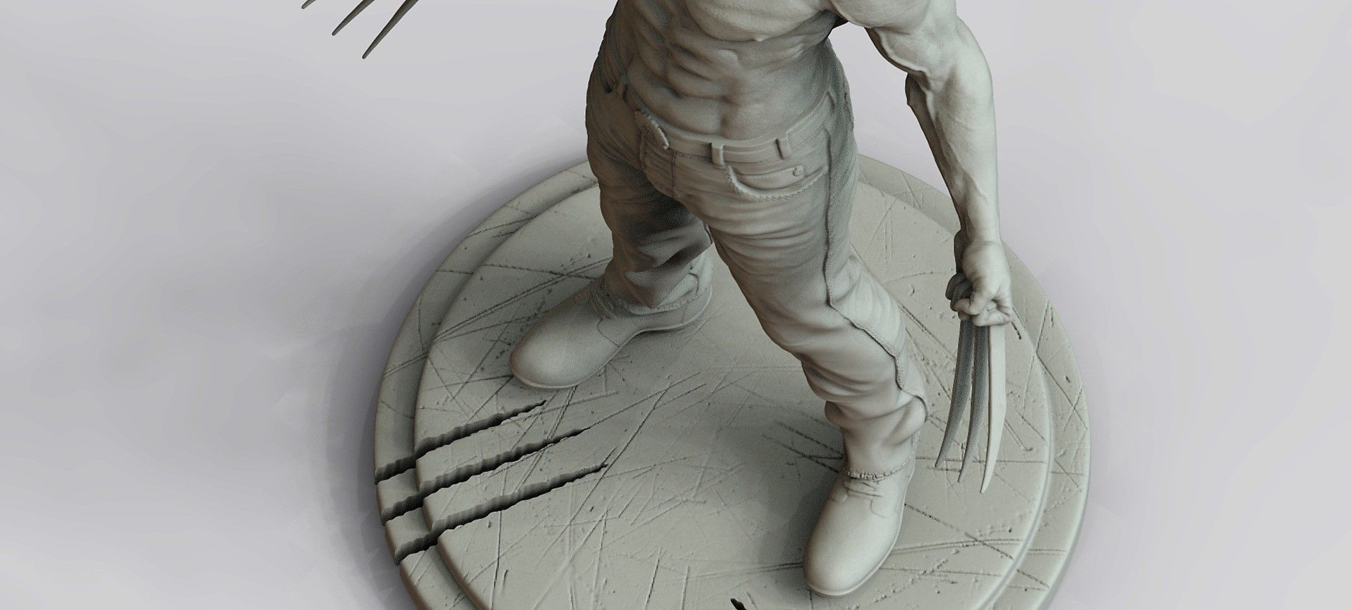 WOLVERINE INMORTAL BY HUGH JACKMAN  3D print model_2