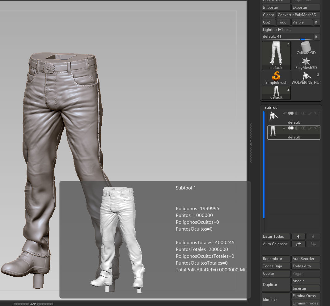 WOLVERINE INMORTAL BY HUGH JACKMAN  3D print model_11
