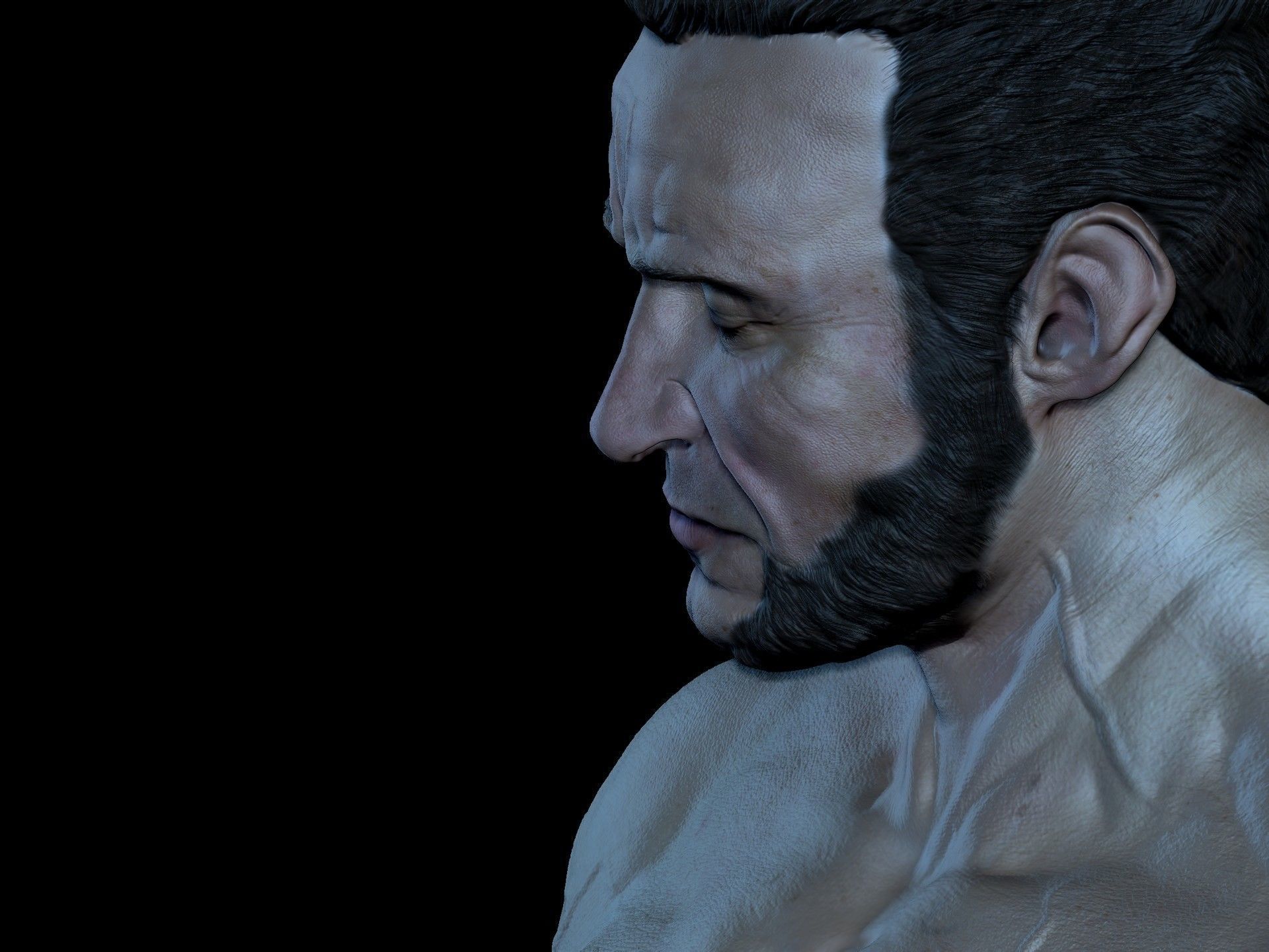 WOLVERINE INMORTAL BY HUGH JACKMAN  3D print model_18