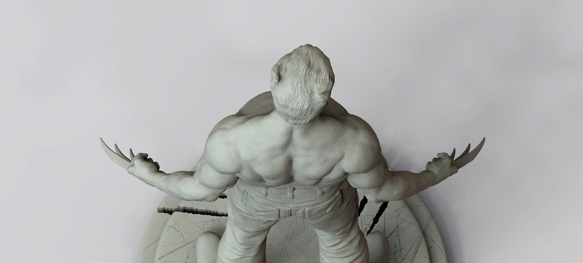 WOLVERINE INMORTAL BY HUGH JACKMAN  3D print model_5