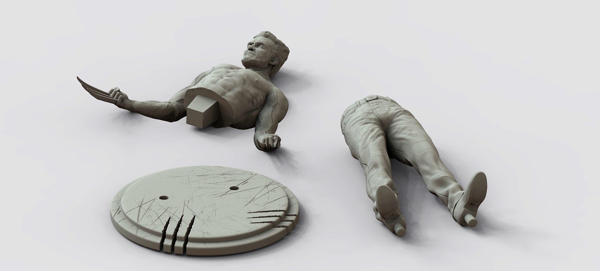 WOLVERINE INMORTAL BY HUGH JACKMAN  3D print model_4