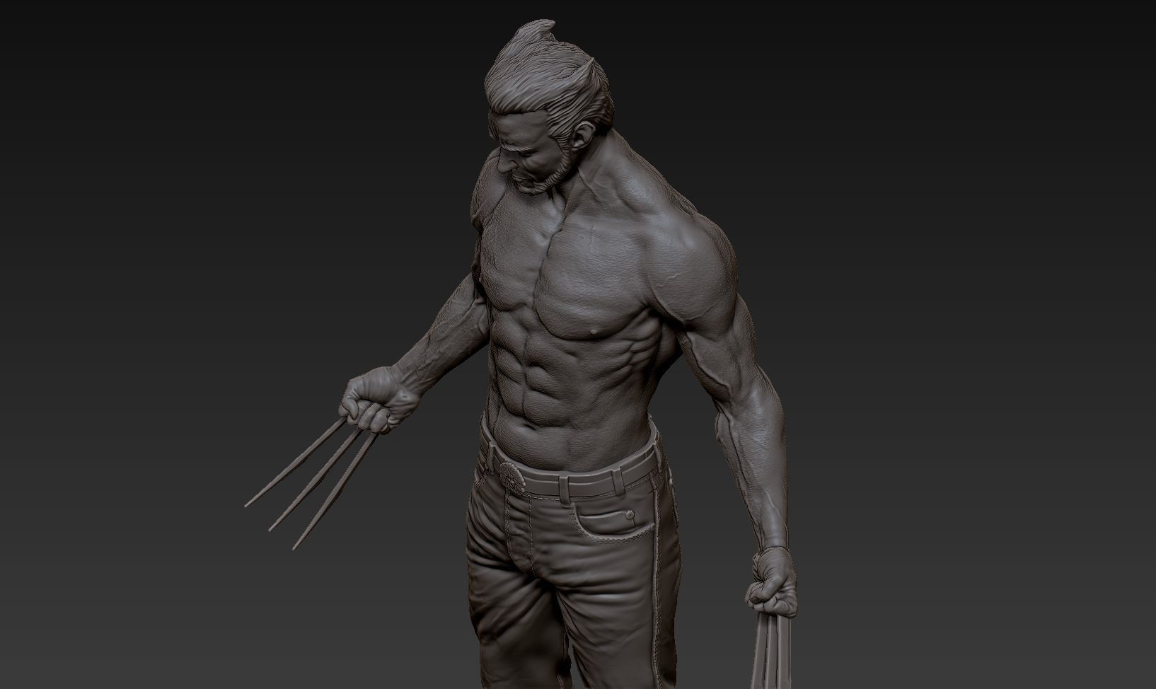 WOLVERINE INMORTAL BY HUGH JACKMAN  3D print model_8