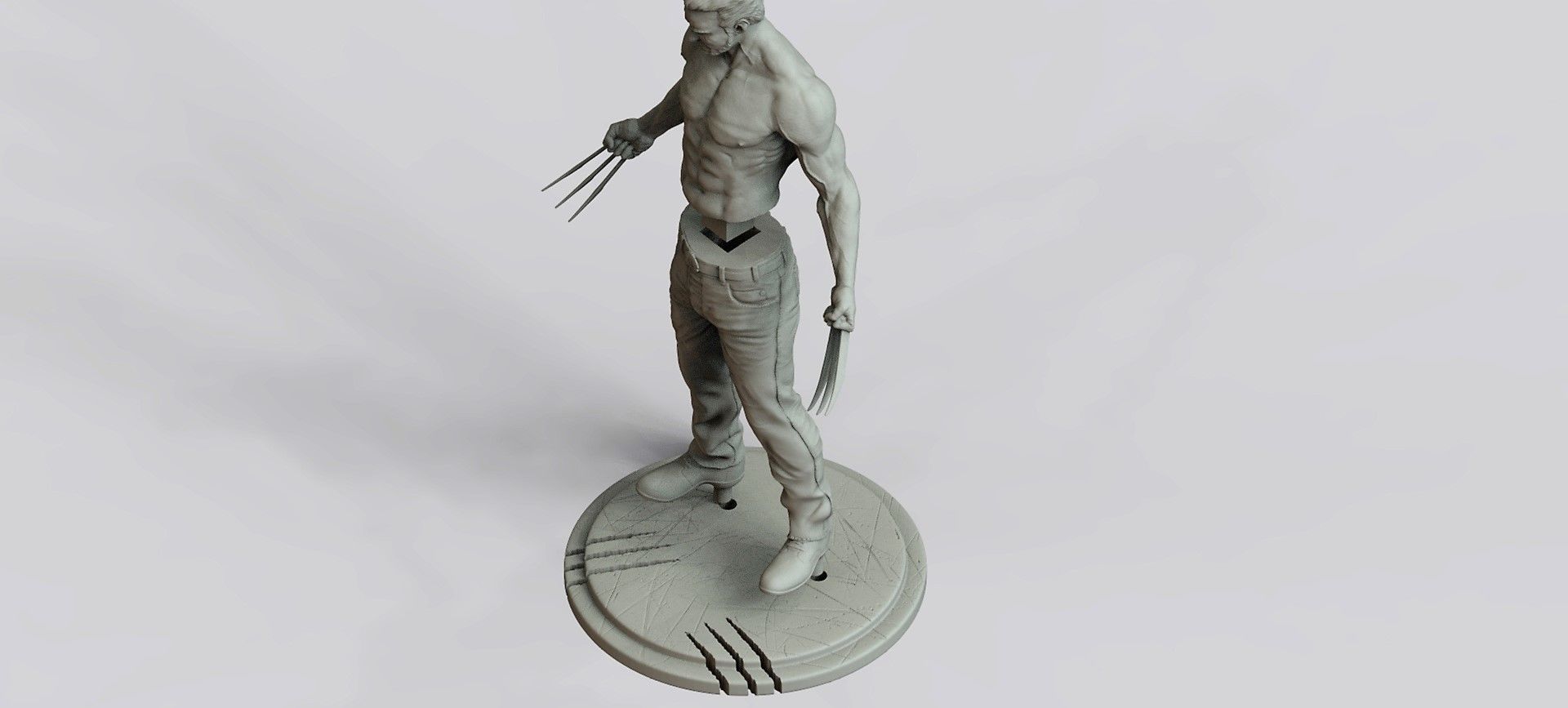 WOLVERINE INMORTAL BY HUGH JACKMAN  3D print model_15