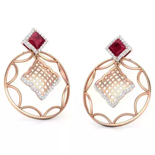 Madhvi Mesh Earring 