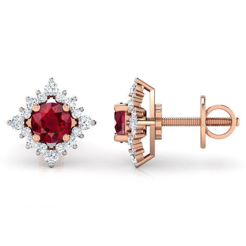 Multi-Style Stud Earring 3D print model_1