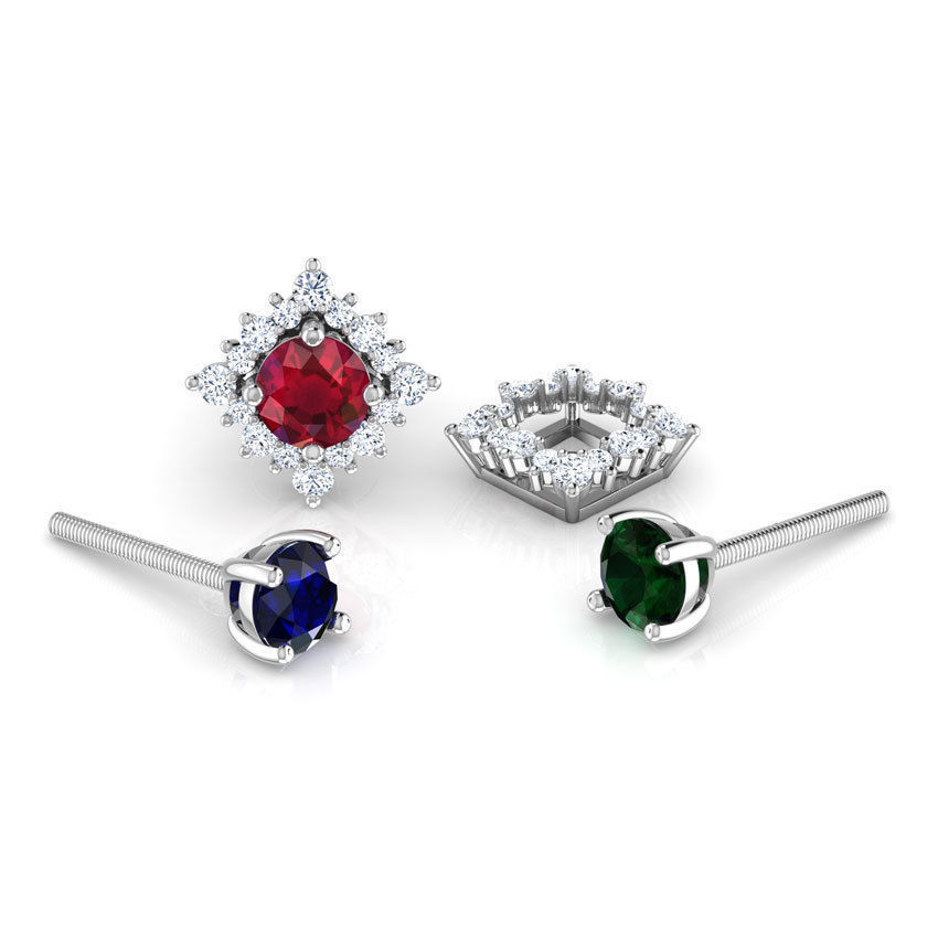 Multi-Style Stud Earring 3D print model_6