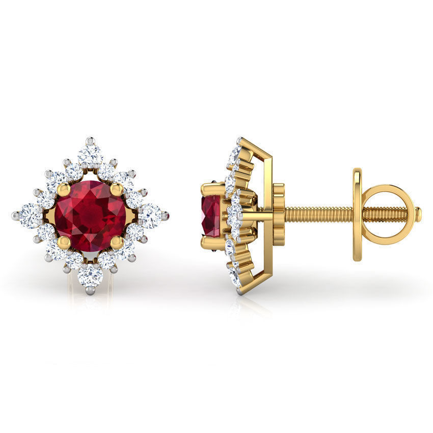 Multi-Style Stud Earring 3D print model_13