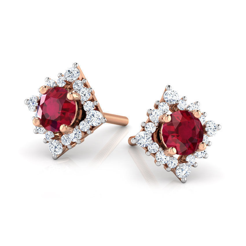 Multi-Style Stud Earring 3D print model_4