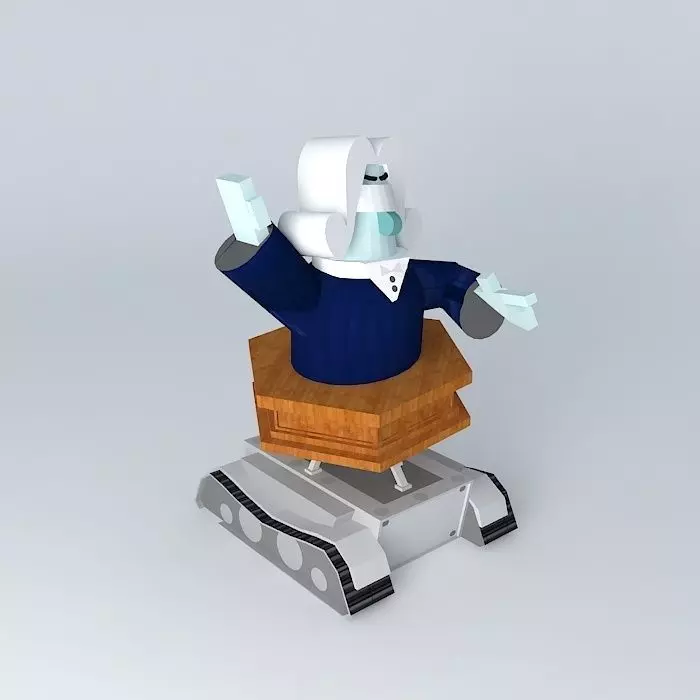 Toontown Lawbot CJ Free 3D model